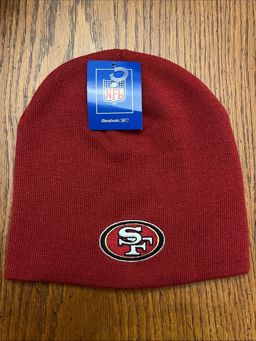 San Francisco 49ers Reebok Red Beanie